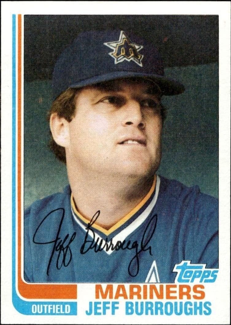 1982 Topps Jeff Burroughs #440 trading card