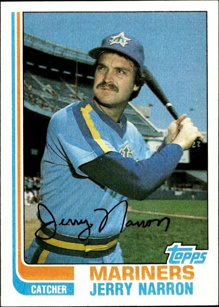 1982 Topps Jerry Narron #719 trading card