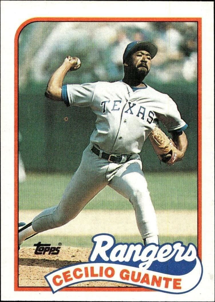 1989 Topps Cecilio Guante #766 trading card