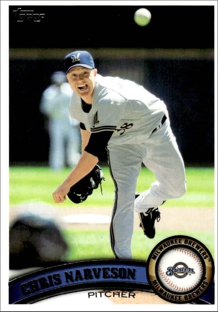2011 Topps Chris Narveson #92 baseball trading card front