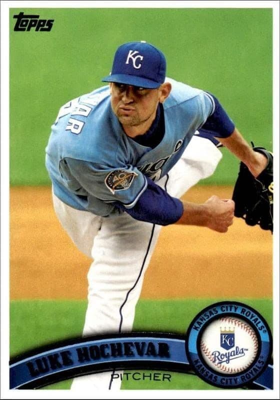 2011 Topps Series 2 Luke Hochevar #620 baseball trading card front