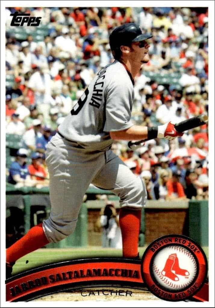 2011 Topps Series 2 Jarrod Saltalamacchia #372 trading card