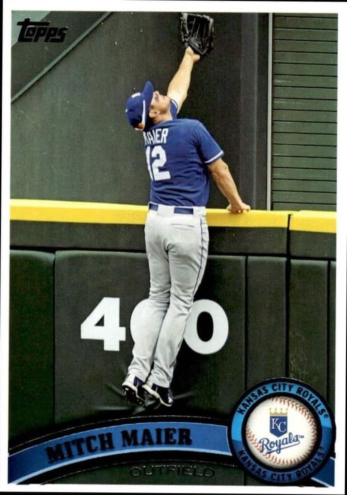 2011 Topps Series 2 Mitch Maier #658 baseball trading card front