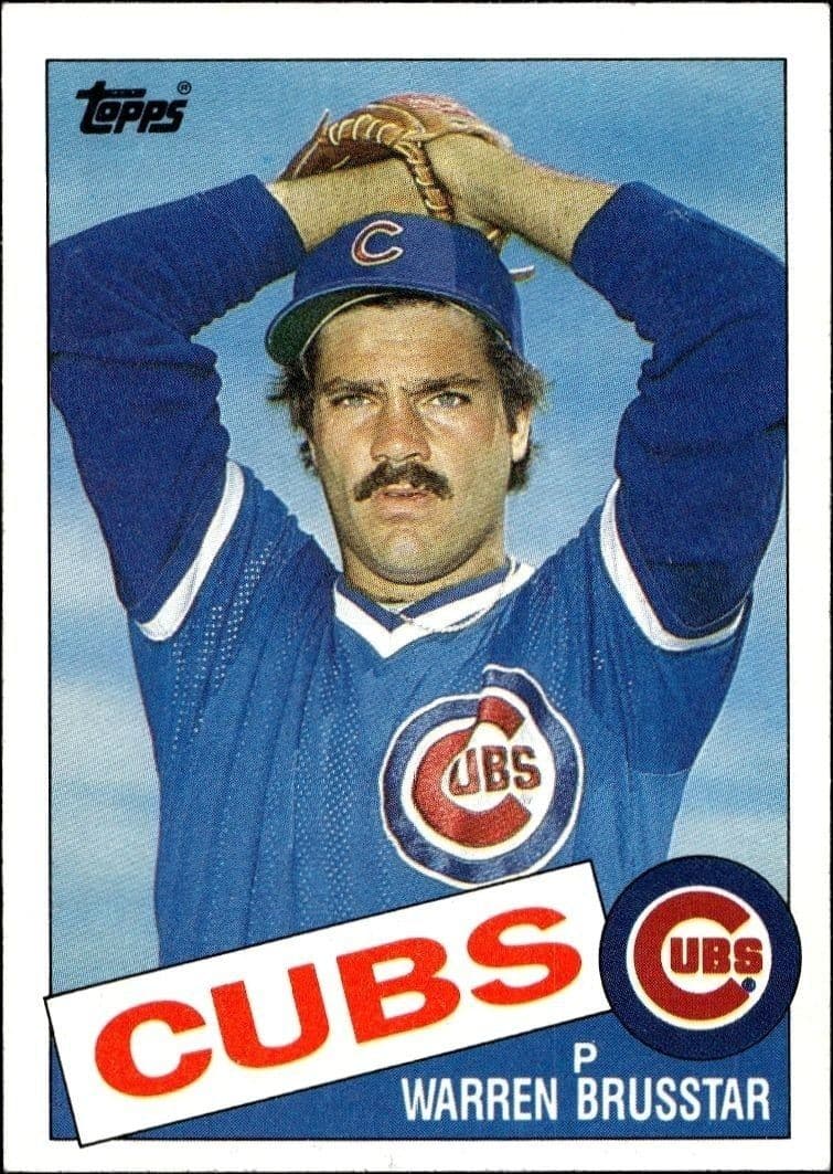 1985 Topps Warren Brusstar #189 baseball trading card front