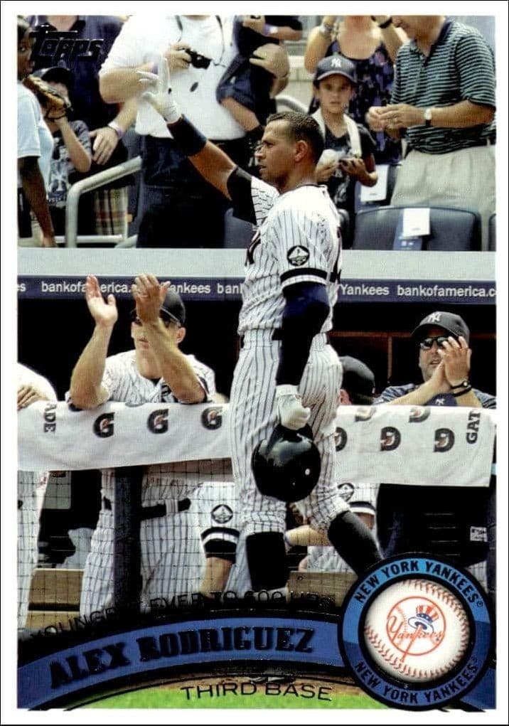 2011 Topps Alex Rodriguez #155 baseball trading card front