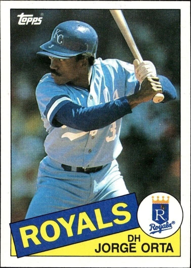 1985 Topps Jorge Orta #164 trading card