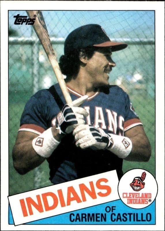 1985 Topps Carmen Castillo #184 baseball trading card front