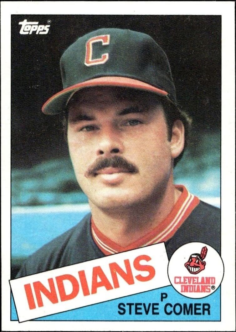 1985 Topps Steve Comer #788 trading card