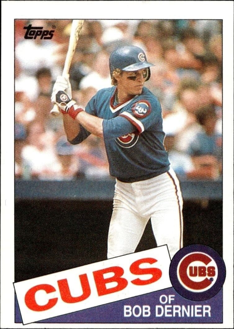 1985 Topps Bob Dernier #589 trading card
