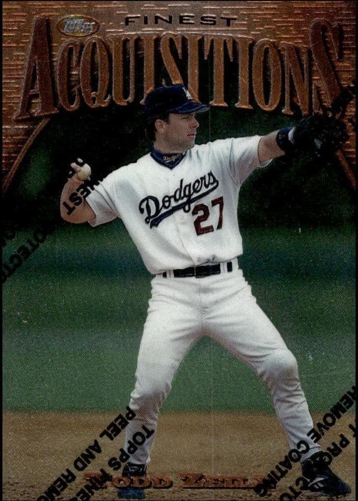 1997 Topps Finest Todd Zeile #236 baseball trading card front