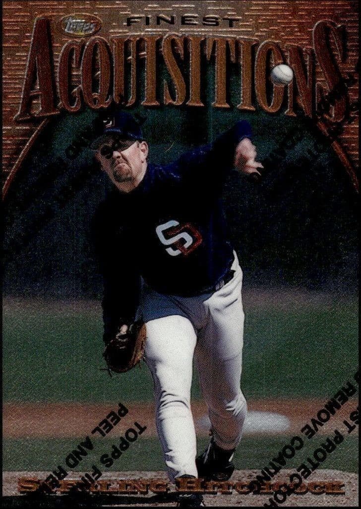 1997 Topps Finest Sterling Hitchcock #239 trading card