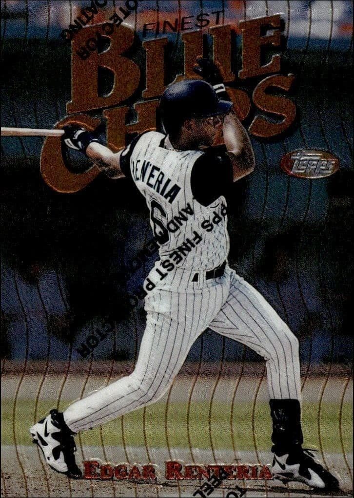 1997 Topps Finest Edgar Renteria #17 trading card