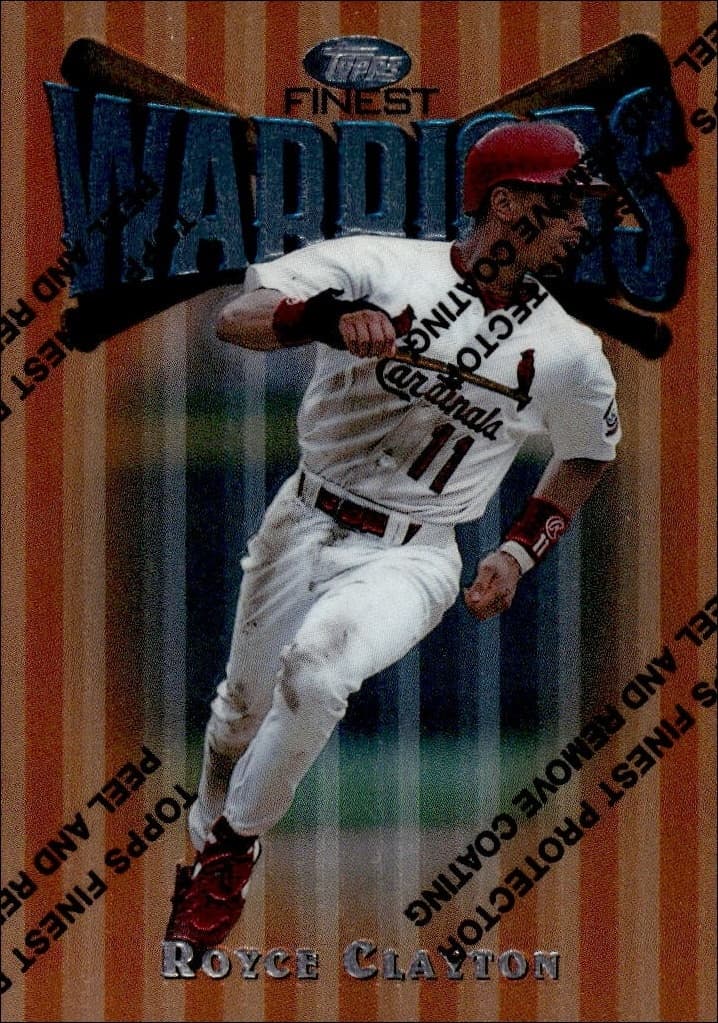 1997 Topps Finest Royce Clayton #56 trading card