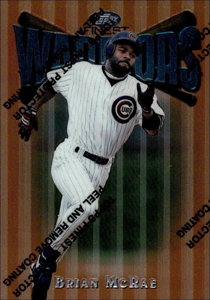 1997 Topps Finest Brian McRae #26 trading card