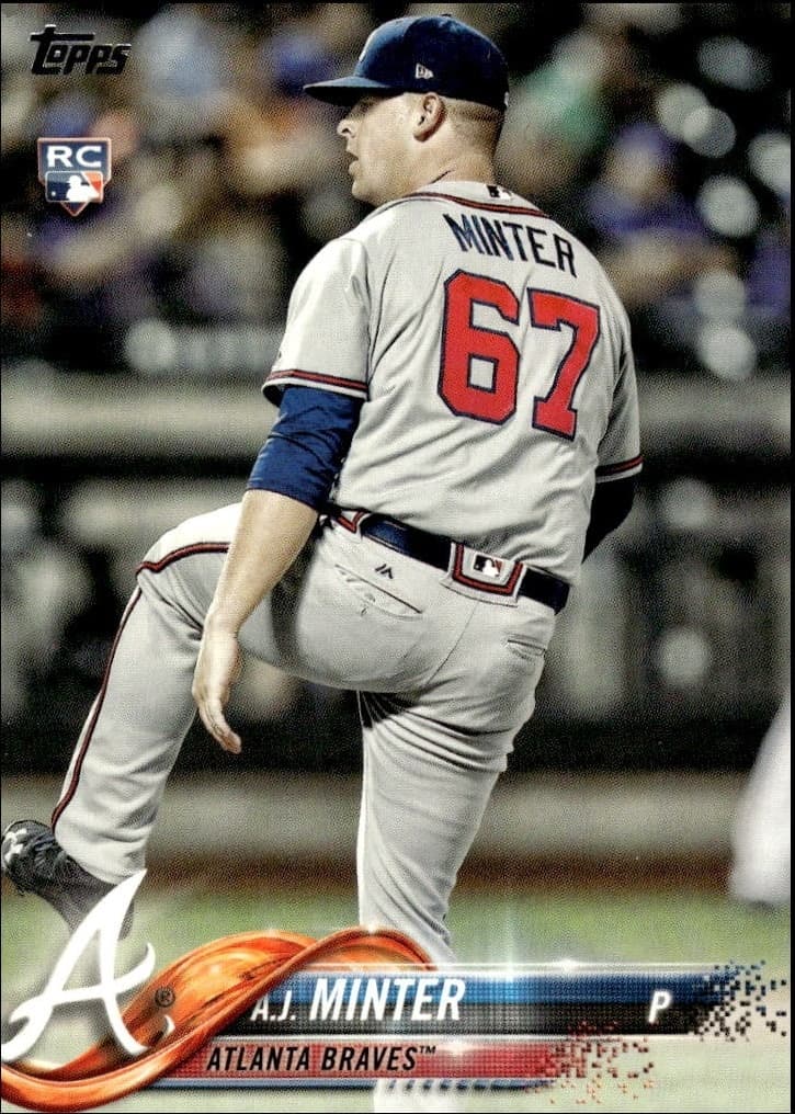 2018 Topps Series 2 A.J. Minter #514 trading card