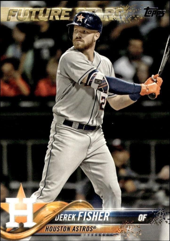 2018 Topps Series 2 Derek Fisher #416 trading card