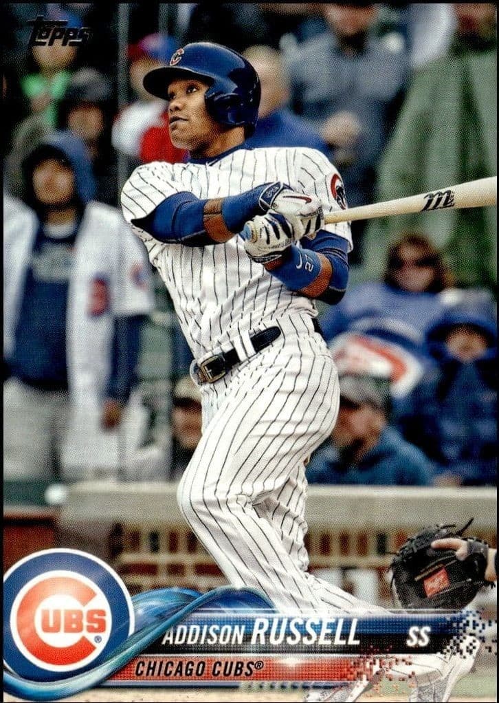 2018 Topps Series 2 Addison Russell #384 trading card
