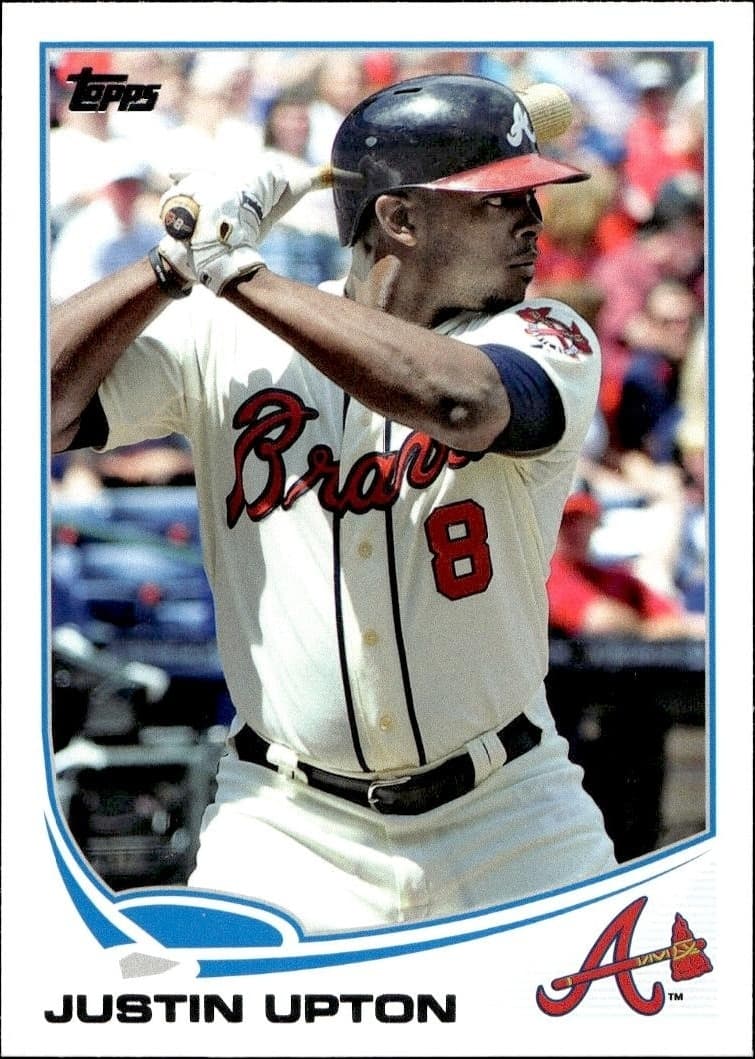 2013 Topps Update Series Justin Upton #US140 trading card