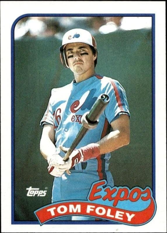 1989 Topps Tom Foley #529 trading card