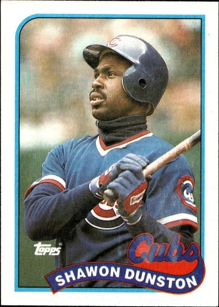 1989 Topps Shawon Dunston #140 trading card