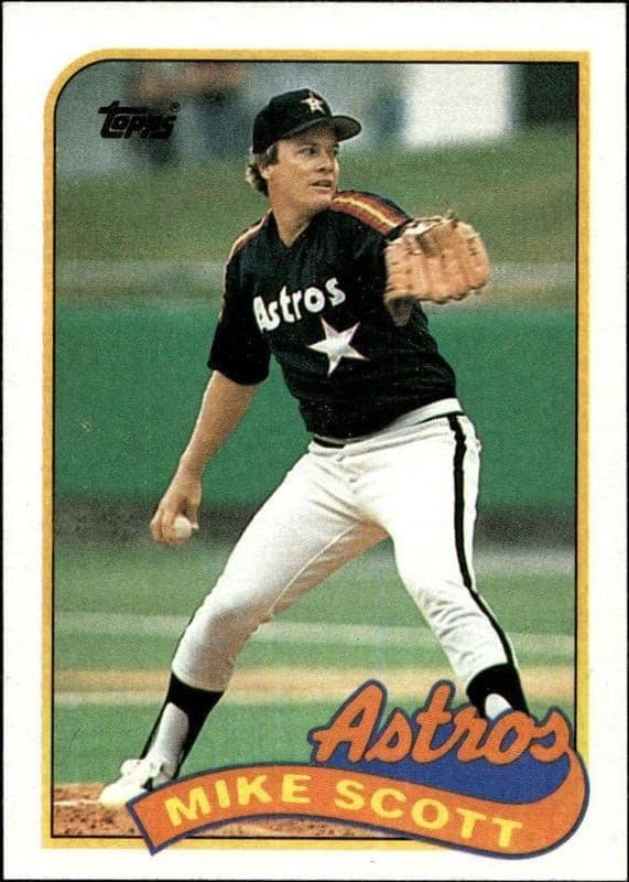 1989 Topps Mike Scott #180 trading card