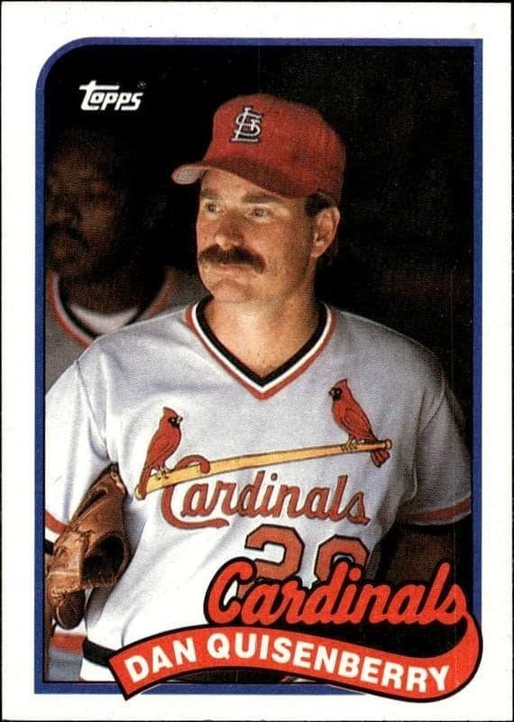 1989 Topps Dan Quisenberry #612 trading card
