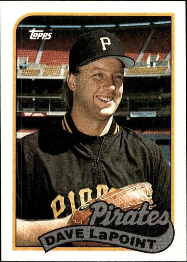 1989 Topps Dave LaPoint #89 trading card