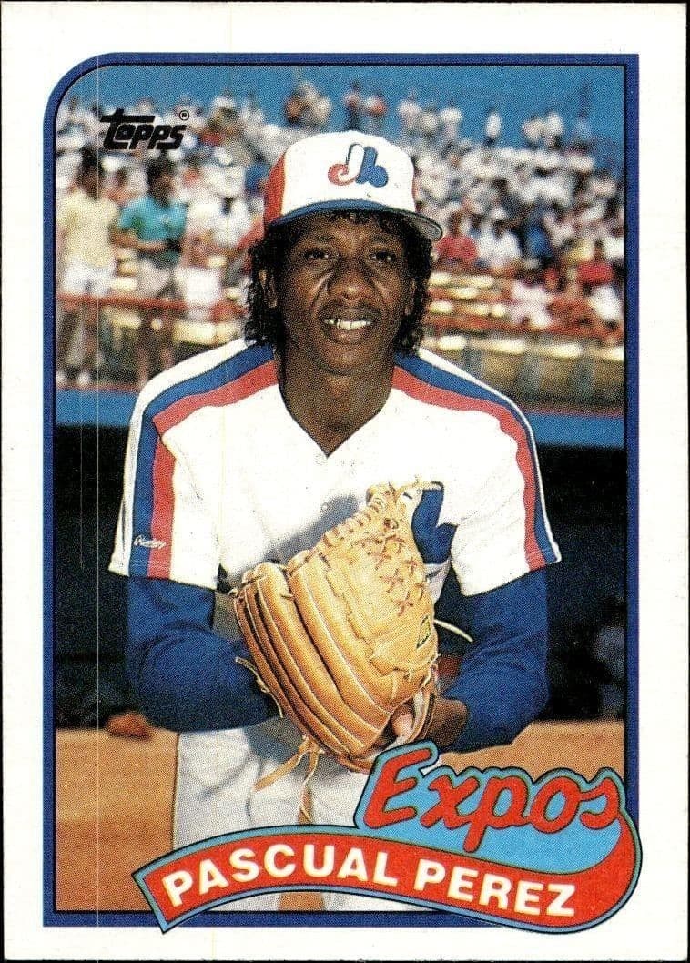 1989 Topps Pascual Perez #73 trading card