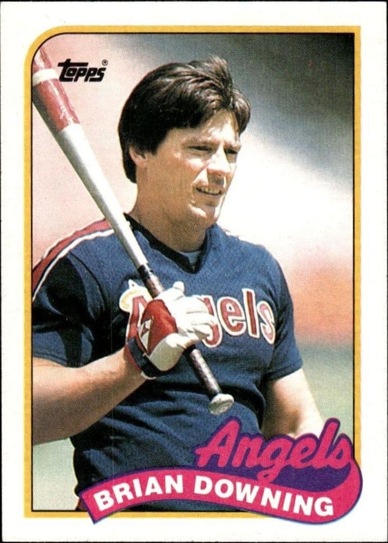 1989 Topps Brian Downing #17 trading card