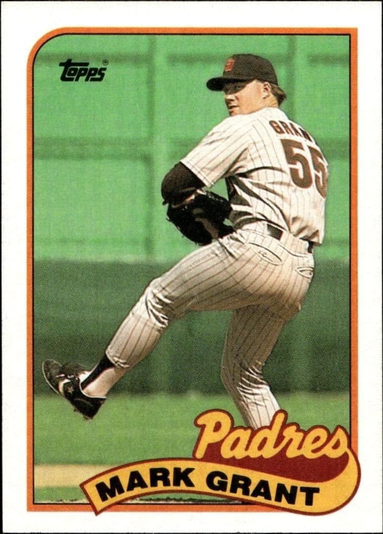 1989 Topps Mark Grant #178 trading card