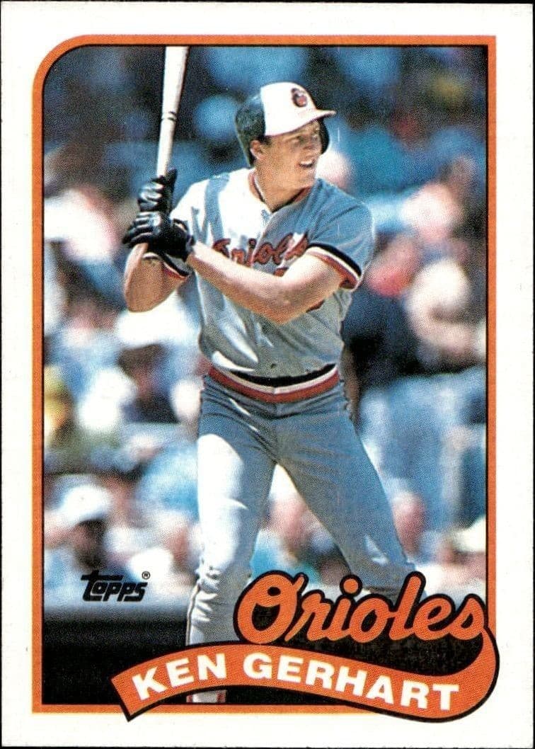 1989 Topps Ken Gerhart #598 trading card