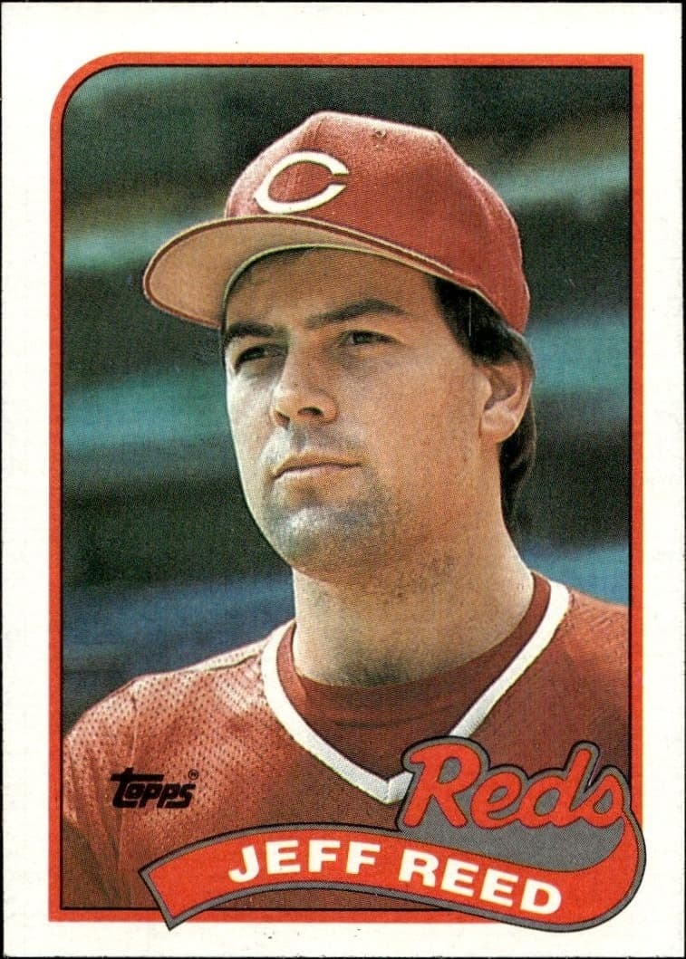 1989 Topps Jeff Reed #626 trading card