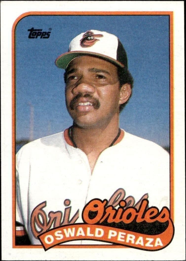1989 Topps Oswald Peraza #297 trading card