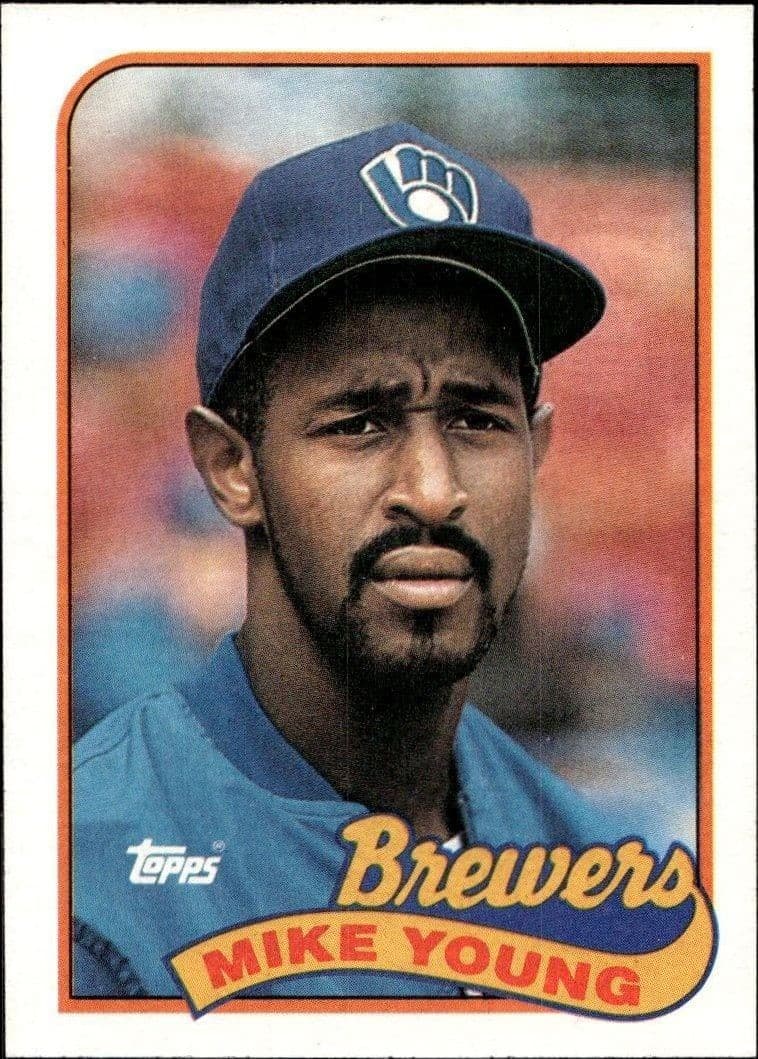 1989 Topps Mike Young #731 trading card