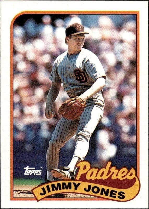 1989 Topps Jimmy Jones #748 trading card