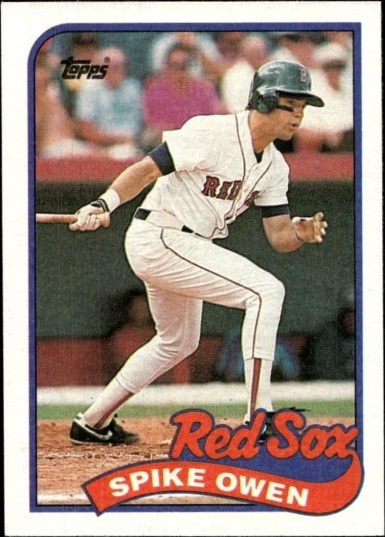 1989 Topps Spike Owen #123 trading card