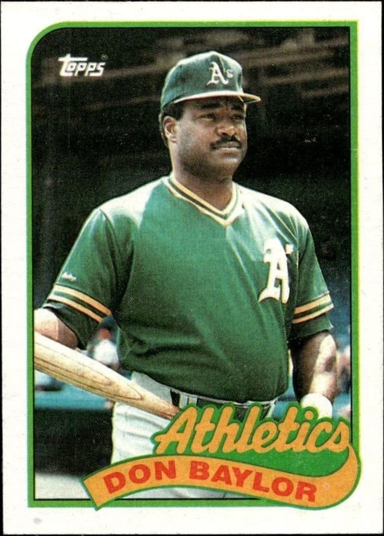 1989 Topps Don Baylor #673 trading card