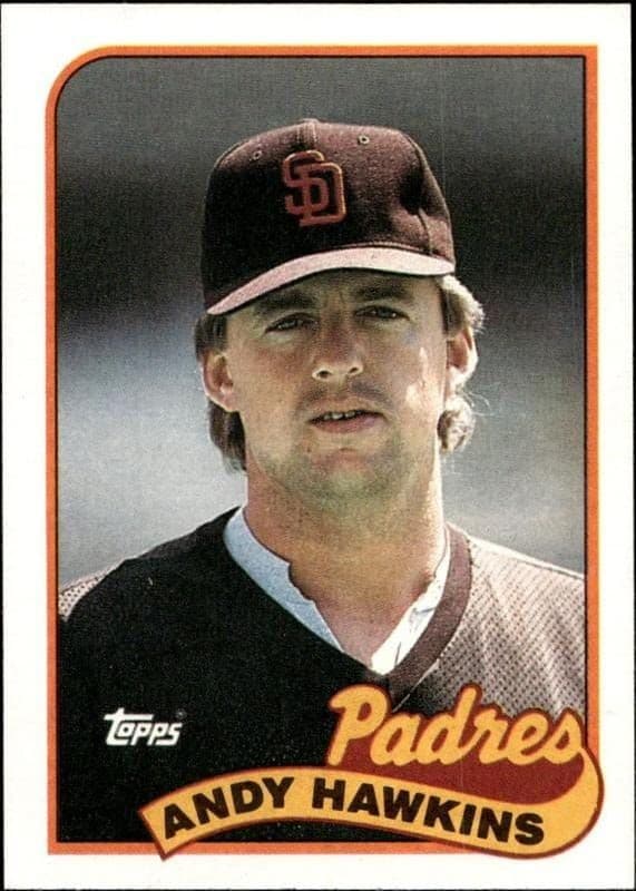 1989 Topps Andy Hawkins #533 trading card