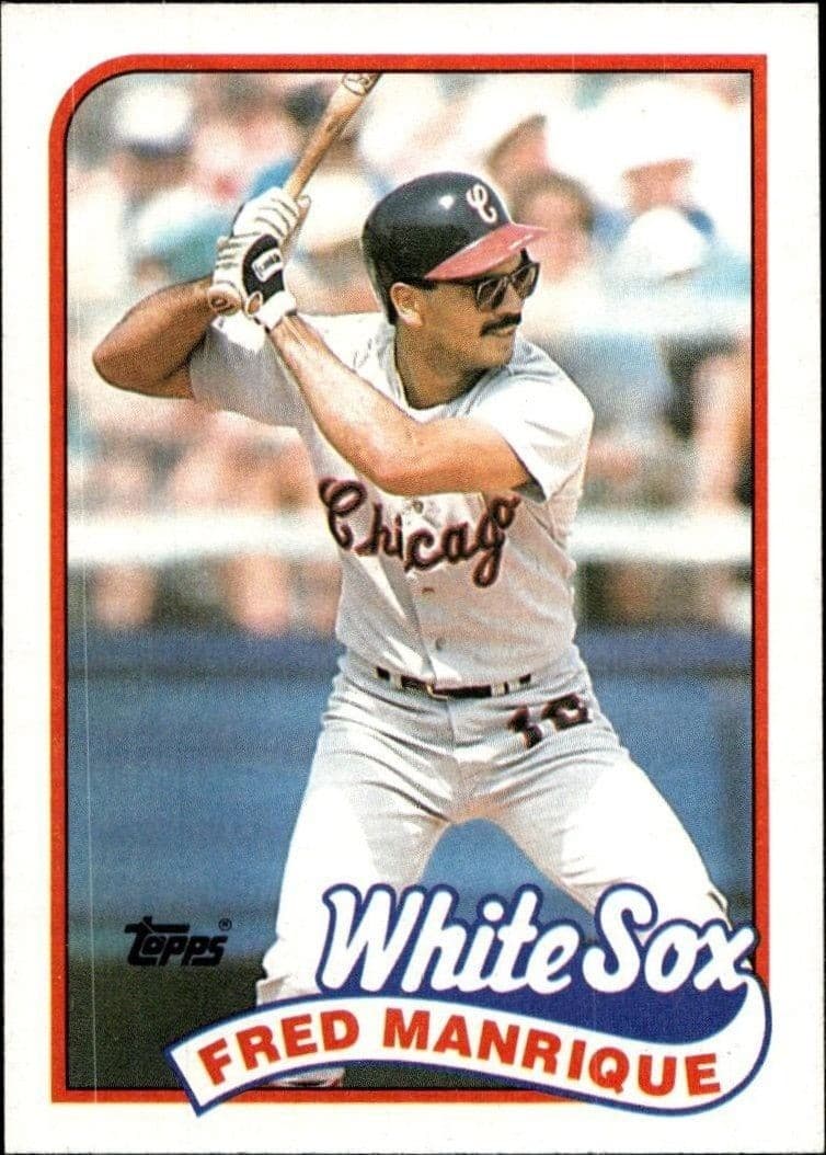 1989 Topps Fred Manrique #108 trading card
