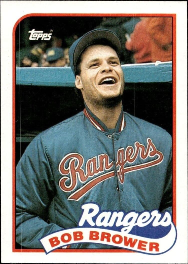 1989 Topps Bob Brower #754 trading card