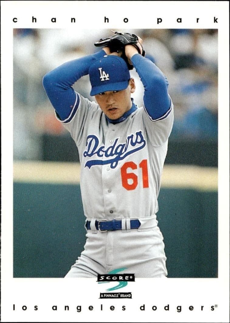 1997 Pinnacle Score Chan Ho Park #5 baseball trading card front