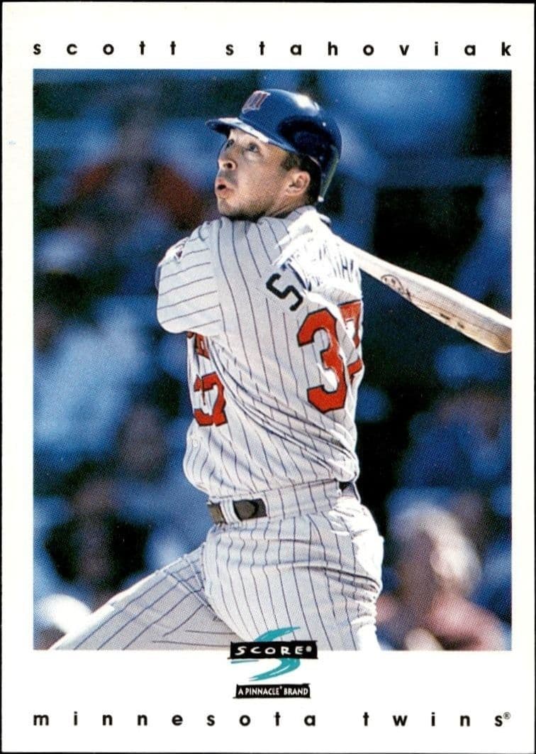 1997 Pinnacle Score Scott Stahoviak #111 baseball trading card front