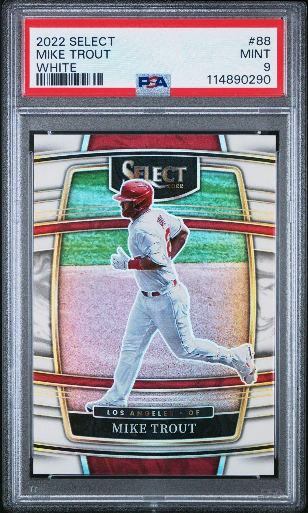 2022 Panini Select Mike Trout #88 trading card