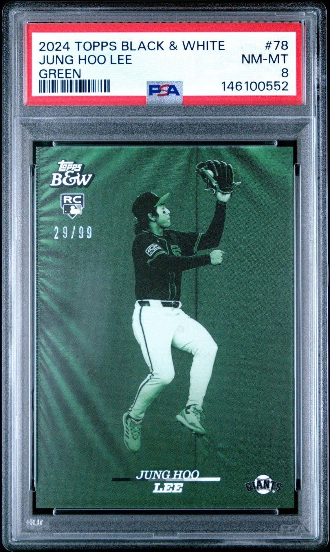 2024 Topps Black & White Jung Hoo Lee #78 trading card