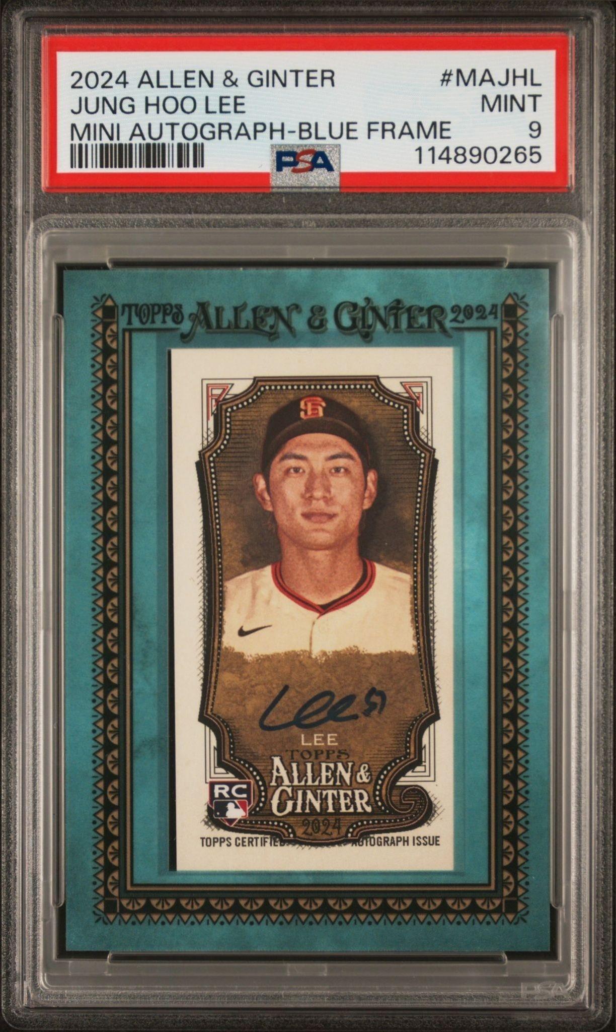 2024 Topps Allen & Ginter Jung Hoo Lee #MA-JHL trading card