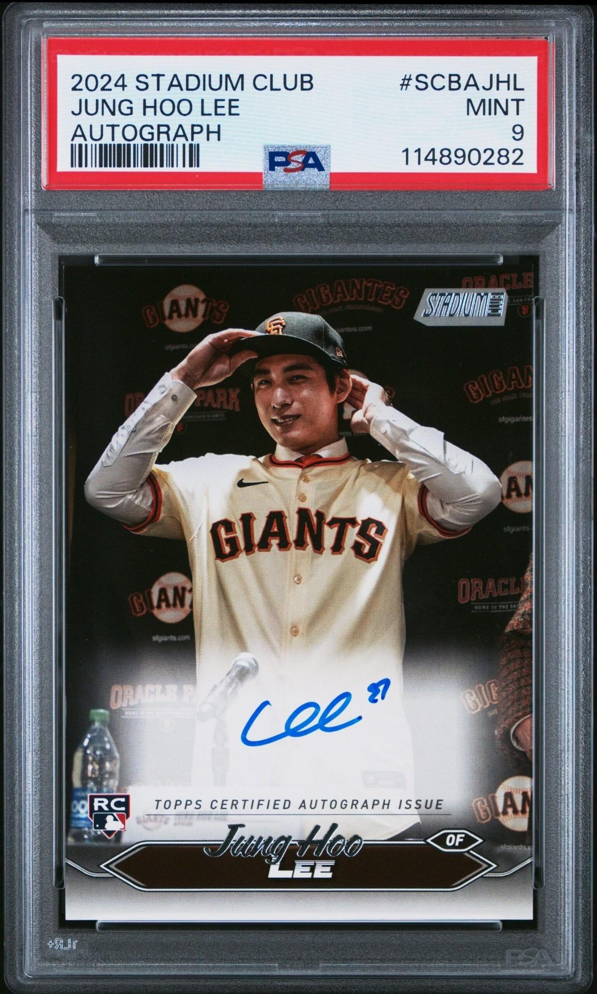 2024 Topps Stadium Club Jung Hoo Lee #SCBA-JHL trading card