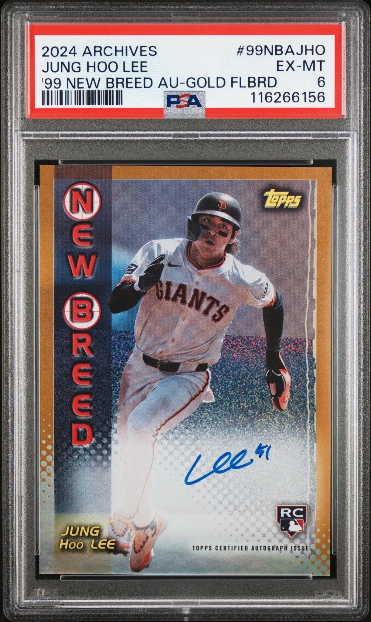 2024 Topps Archives Jung Hoo Lee #99NBA-JHO trading card