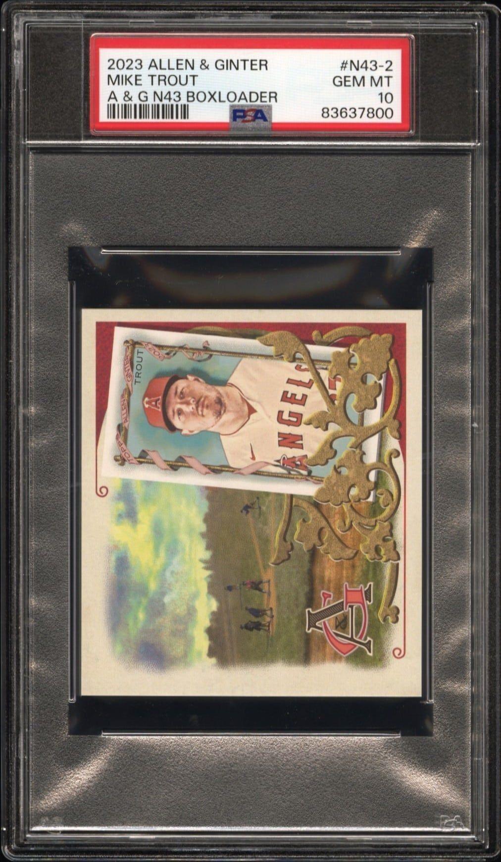 2023 Topps Allen & Ginter Mike Trout #N43-2 baseball trading card front