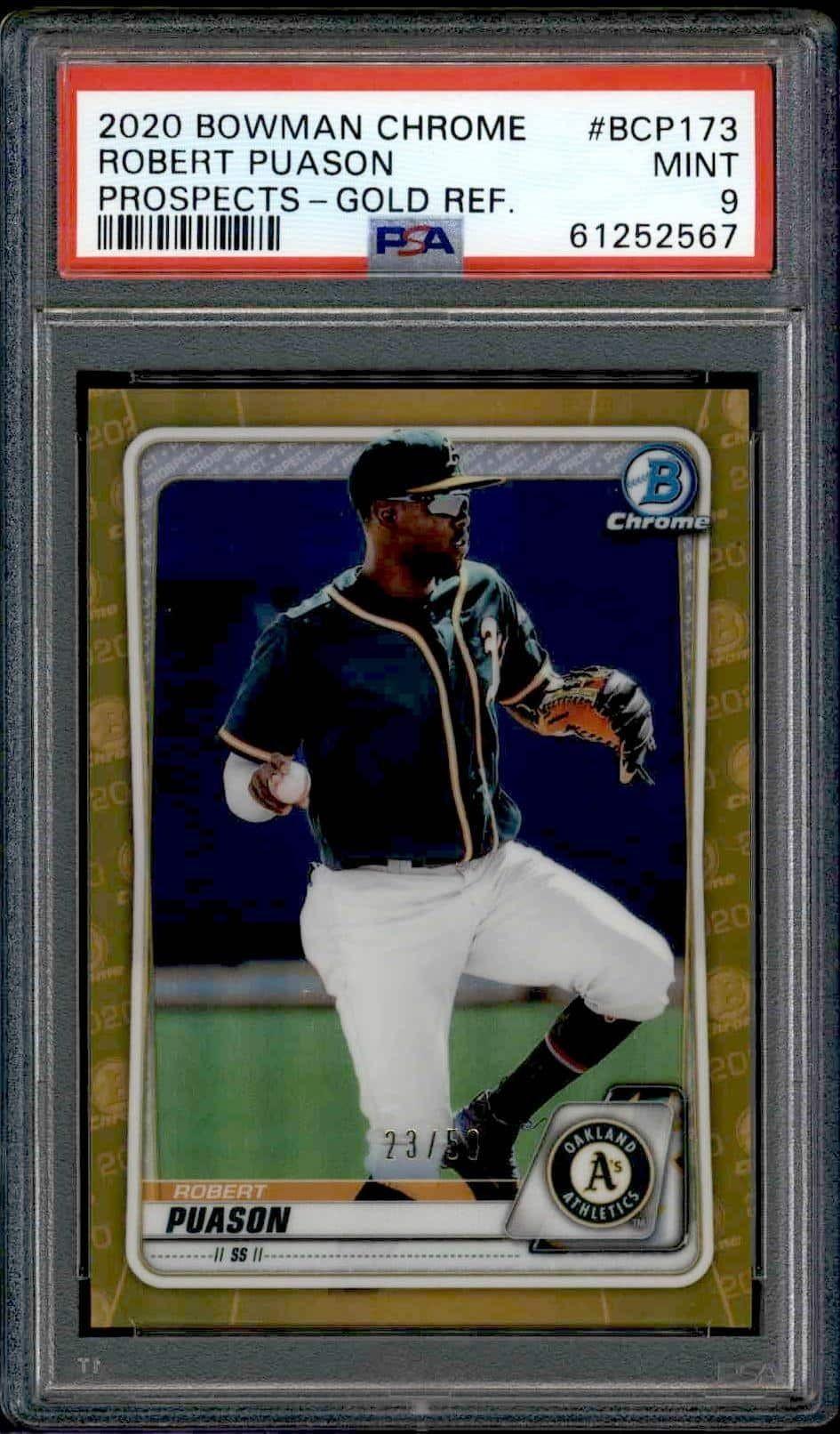 2020 Bowman Chrome Robert Puason #BCP-173 trading card