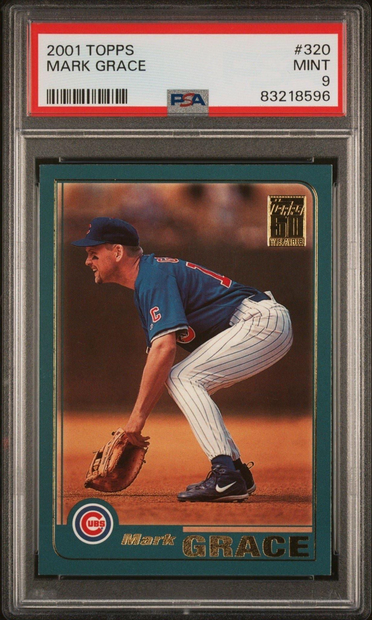 2001 Topps Series 1 Mark Grace #320 trading card
